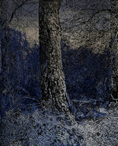 Lo spazio ha una sua solitudine-olio su tela 120x150-2020