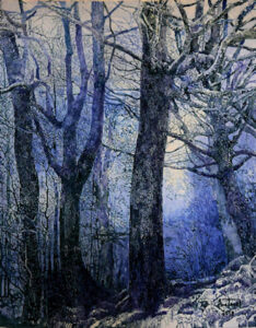 Alberi che parlano-olio su tela 120x150-2018