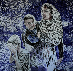 Dramma Curdo olio su tela 1.60x1.50 -2020